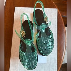 Ancient Greek Sandals - Homeria Jelly Clear Aqua